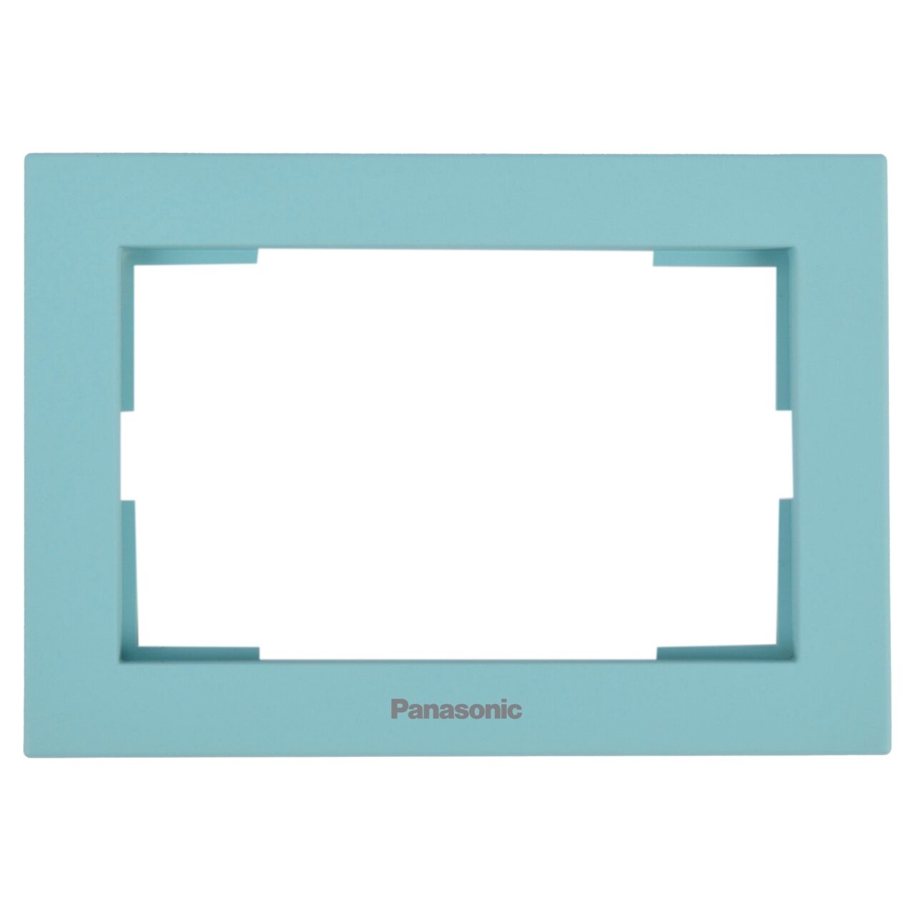 Rama priza dubla, IP20, Turcoaz, Panasonic Karre Plus 55 Soft Touch