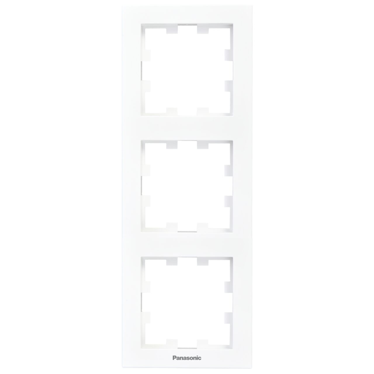 Rama tripla verticala, IP20, Alb, Panasonic Karre Plus 55