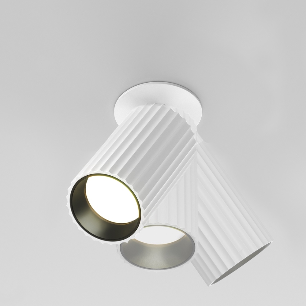 Spot incastrat Calipso, 1xGU10, alb, Maytoni - imagine 5