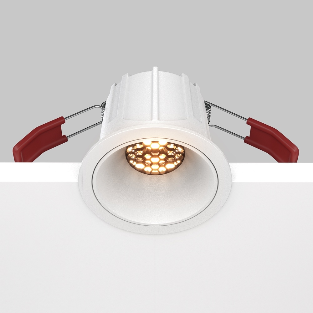 Spot incastrat LED Alfa, 10W, lumina calda (2700K), alb, Maytoni - imagine 6