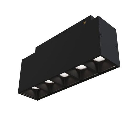 Spot LED 10W pentru sina magnetica, 5 leduri, lumina calda(3000 K), pentru sina seria 35, Optonica