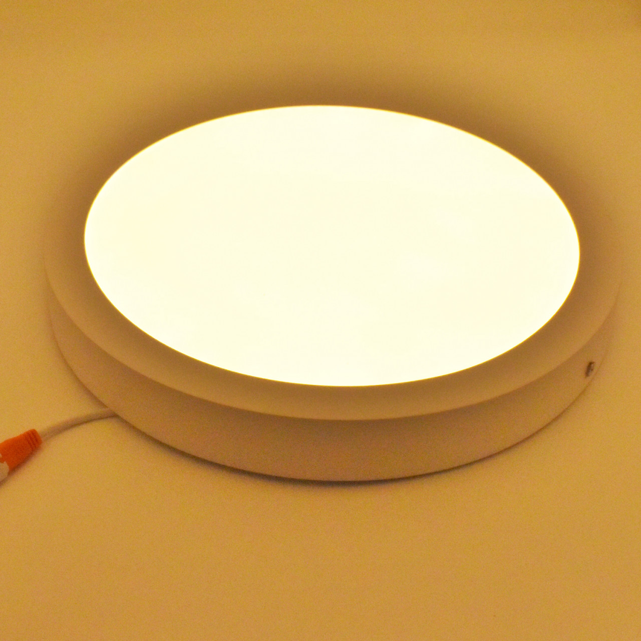 Spot LED 24W Aplicat, Rotund, Braytron, 1850lm, Lumina Calda (3000K), Alb