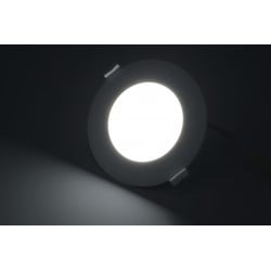 Spot LED 6W Incastrat, Rotund, Panasonic, 360lm, Lumina Rece, Alb