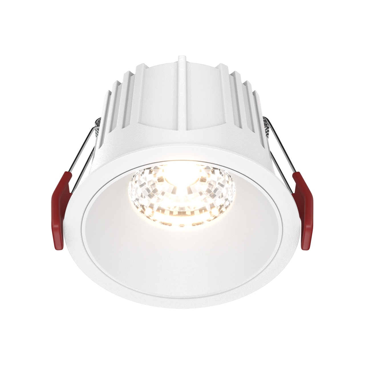 Spot LED Alfa DL043-01-15W3K-RD-W, 15W, 1150lm, lumina calda, IP20, alb, Maytoni