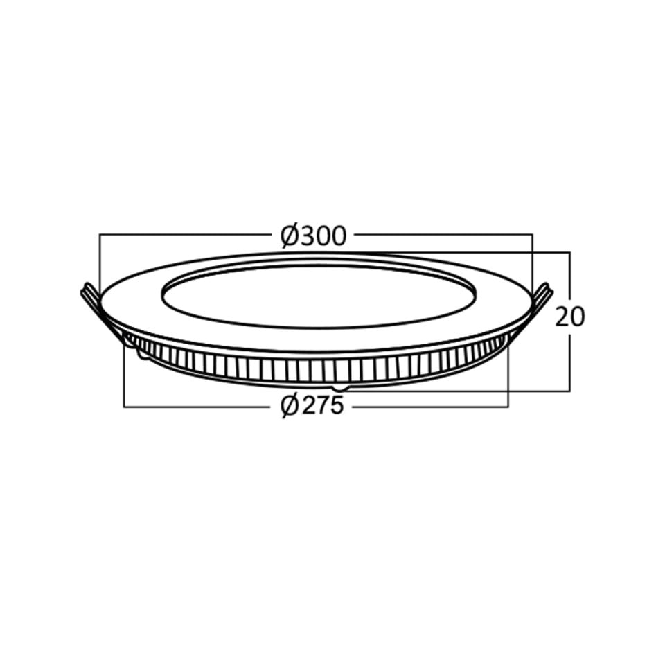 Spot LED BP01-32430, rotund, incastrat, 24W, 1840lm, lumina rece, IP20, alb, Braytron - 3 | YEO