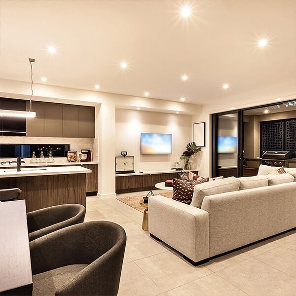 Spot LED incastrat 3W, lumina calda (3000 K), IP54, Braytron - imagine 2