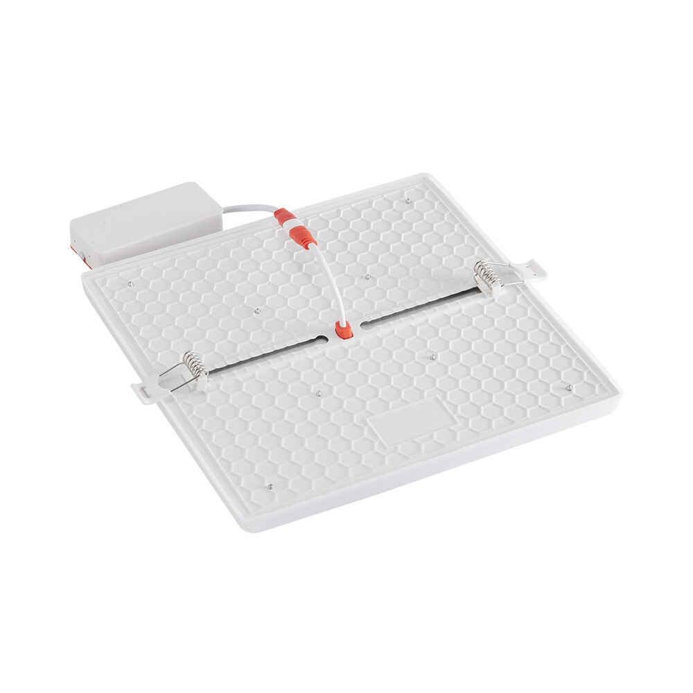 Spot LED patrat incastrat 16W(130W) Braytron, 1650 lm, lumina calda/neutra/rece, decupaj ajustabil, IP20, alb - 3 | YEO