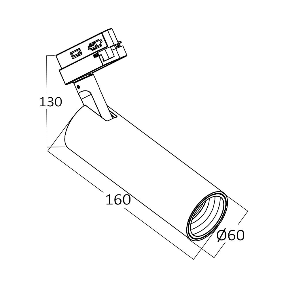 Spot LED pe Sina 15W, Braytron, 1180lm, Lumina Neutra (4000K), Alb - imagine 5