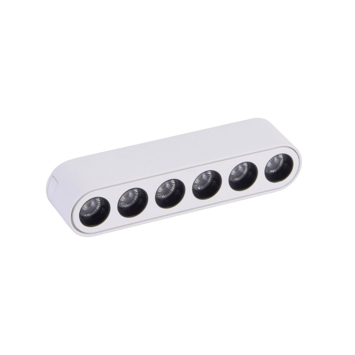 Spot LED pentru sina magnetica slim, liniar, 6W, lumina neutra(4000 K), alb, 640 lm, Klausen