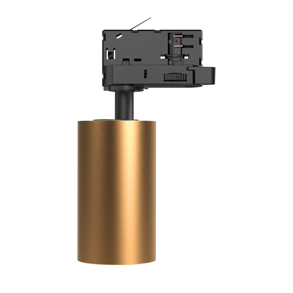 Spot pe sina GU10 Beta, aluminiu, auriu-negru, IP20, Braytron - imagine 4