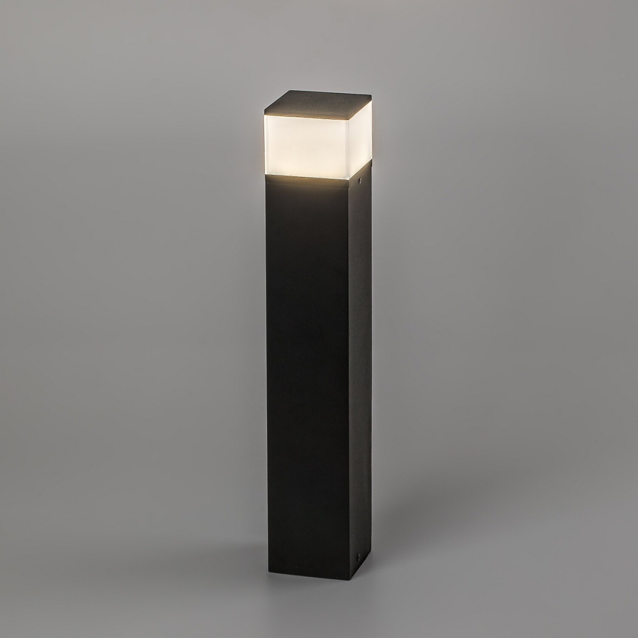 Stalp LED exterior Russet cu 2 prize integrate, 10W, 350 lm, lumina neutra (4000 K), IP44, negru, Rabalux - Imagine 6