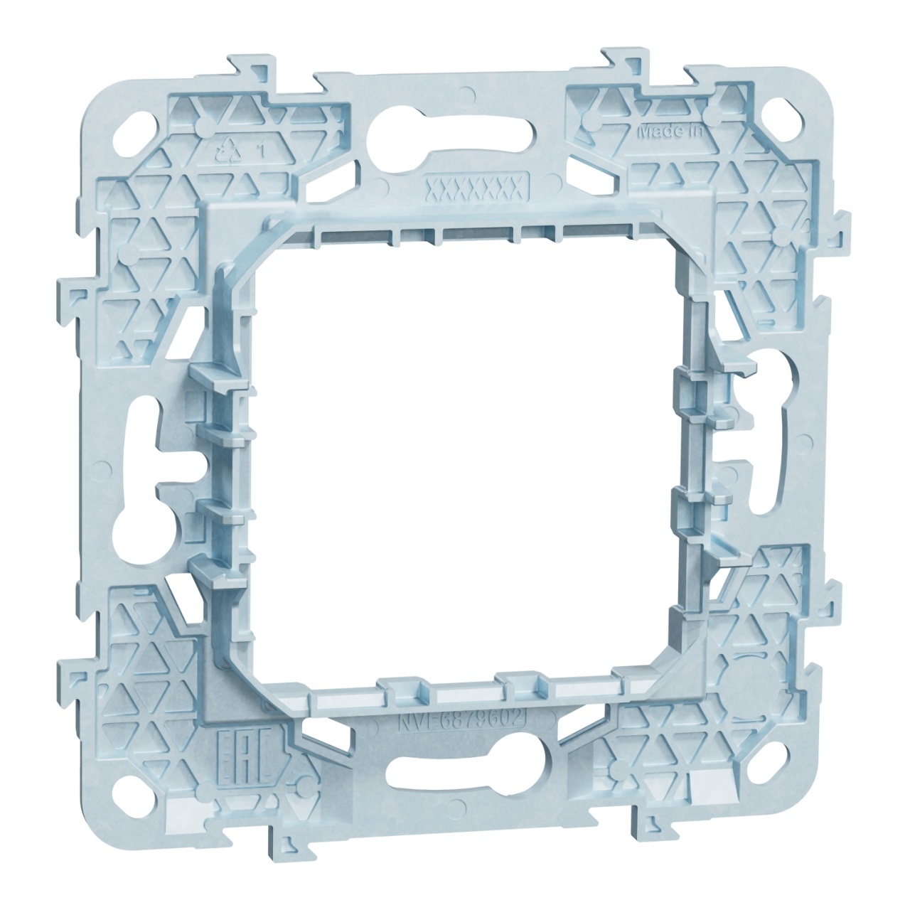 Suport 2 module, metal zamak, IP20, Noua Unica - imagine 2