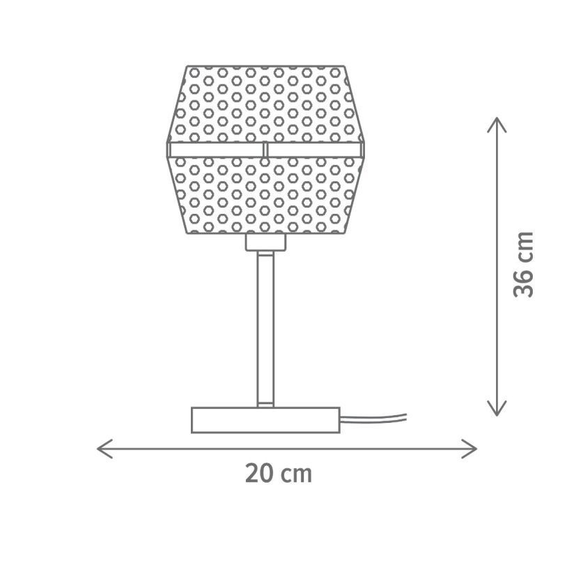 Veioza Freya, 1xE27, neagra-aurie, IP20, Klausen - imagine 2