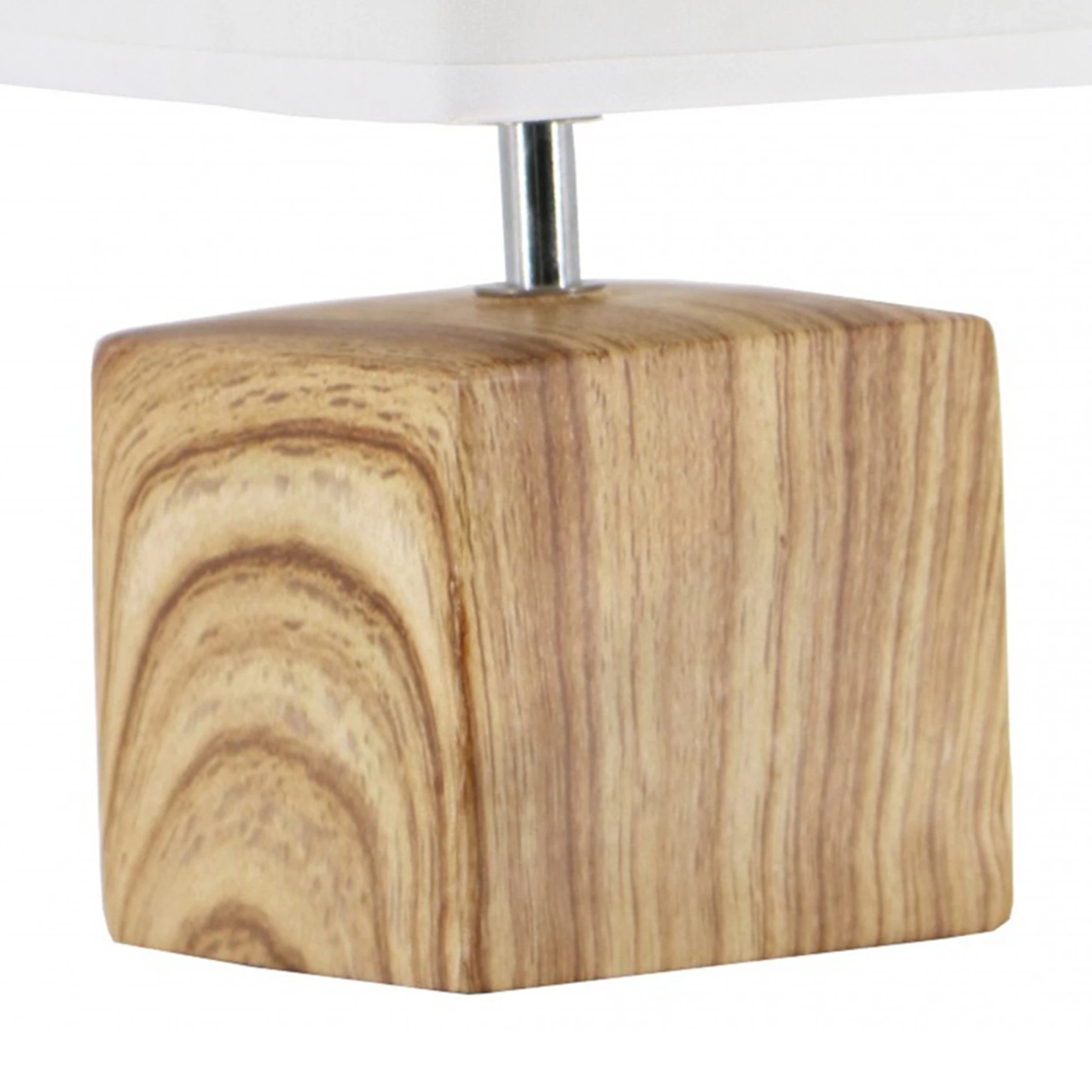 Veioza James KL6845, 1xE14, alb cu finisaj lemn deschis, design modern, IP20 - imagine 3