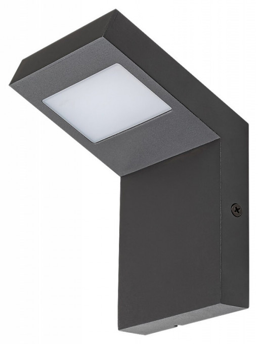 Aplica de exterior Lima LED, alb, negru mat, 600 lm, lumina calda (3000K), 7925, Rabalux