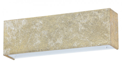 Aplica Morpheus LED, metal, textil, folie aur, alb, 420 lm, lumina calda (3000K), 5684, Rabalux