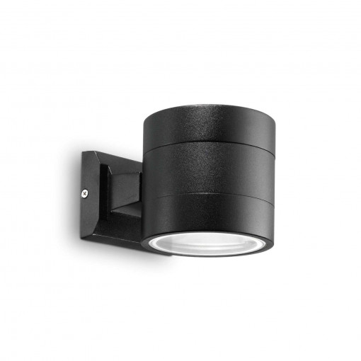 Aplica pentru exterior SNIF, rotund, negru, 1 bec, dulie G9, 061450, Ideal Lux