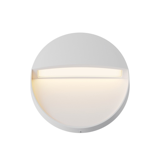 Aplica pentru scari LED Mane O046SL-L3W3K, 3W, 100lm, lumina calda, IP54, alba, Maytoni