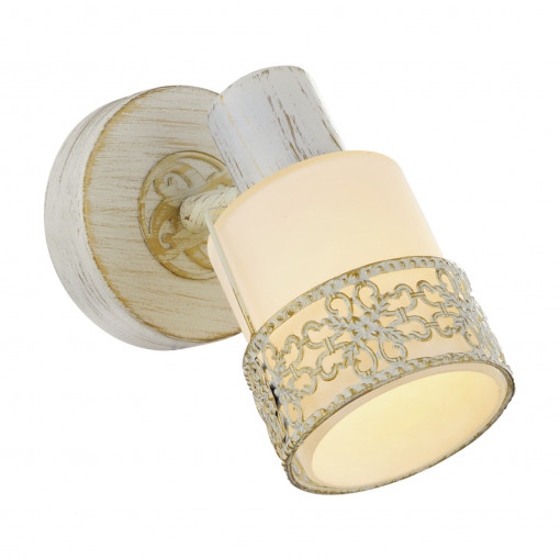 Aplica Romantik Ap1, 1 bec, dulie E14,metal+ sticla,KL 9138 Klausen