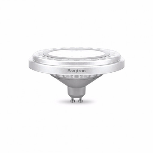 Bec LED GU10 Braytron, 14W(70W), 1220 lm, lumina calda (3000K), clasa energetica F