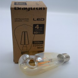 Bec Vintage Edison LED 4W ST64, Braytron