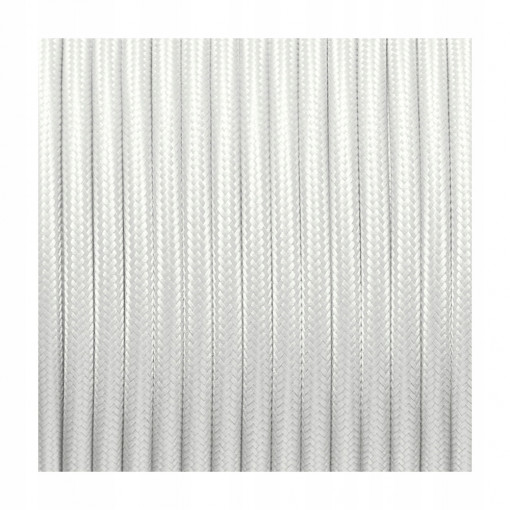Cablu Textil Alb 2x0,75
