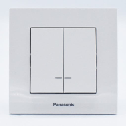 Comutator cu led Karre Plus Panasonic, ST, alb