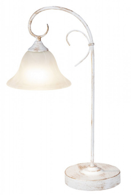 Lampa de birou Katherine 7187, cu intrerupator, 1xE27, alb, IP20, Rabalux [1]- savelectro.ro