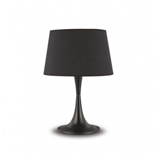 Lampa de birou LONDON TL1 BIG, metal, negru, 1 bec, dulie E27, 110455, Ideal Lux