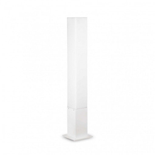 Lampa de exterior EDO OUTDOOR PT1, patrat, alb, 1 bec, dulie GX53, 142999, Ideal Lux