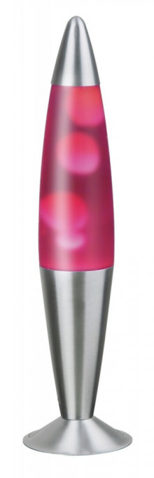 Lampadar Lollipop 4108, cu intrerupator, 1xE14, roz+transparent+gri, IP20, Rabalux