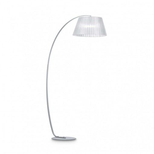 Lampadar PAGODA PT1, metal, argintiu, 1 bec, dulie E27, 062273, Ideal Lux