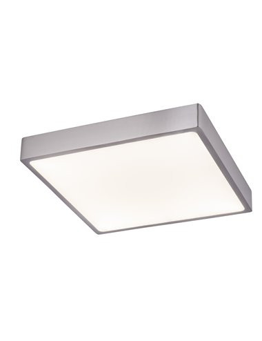 [Lichidare stoc]Plafoniera LED Vitos 12367-30, 28W, 3300lm, lumina neutra, IP20, argintie, Globo Lighting