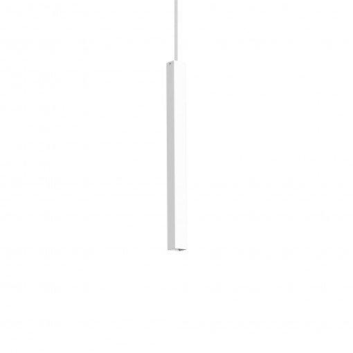 Pendul LED Ultrathin 194189, patrat, 11.5W, 1250lm, lumina calda, alb, IP20, Ideal Lux