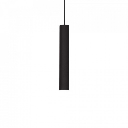 Pendul LOOK TRACK, metal, negru, 1 bec, dulie GU10, 231631, Ideal Lux