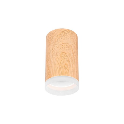 Plafoniera rotunda, GU10, imitatie lemn, IP20, Masterled