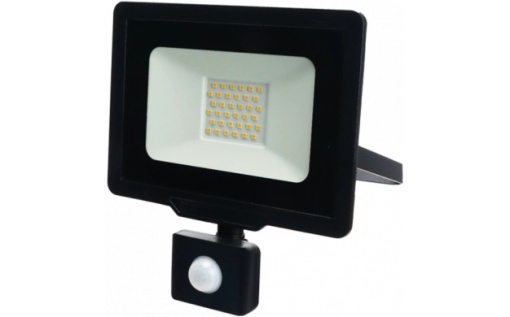 Proiector LED Optonica, 30W, cu senzor de miscare, lumina neutra (4500K), IP65, 2400lm