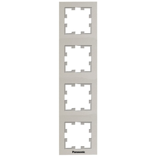 Rama 4 module verticala, IP20, Bronz, Panasonic Karre Plus 55 [1]- savelectro.ro