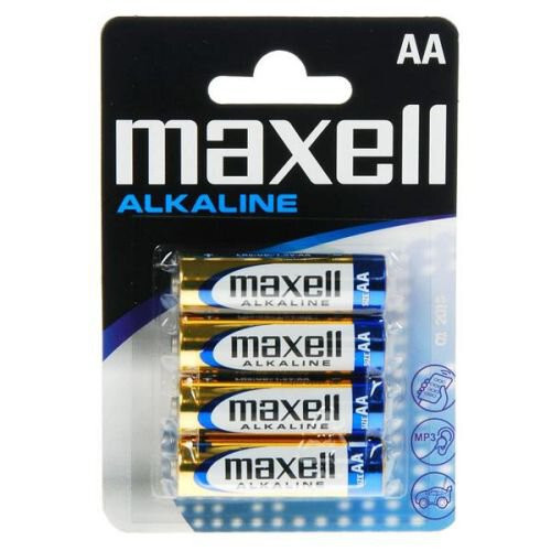 Set 4 baterii R6 AA Alkaline, Maxell [1]- savelectro.ro