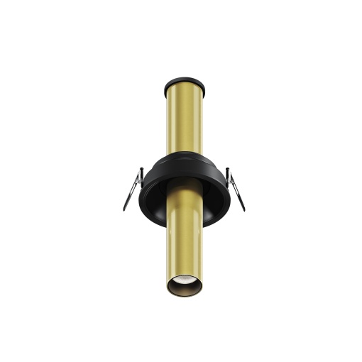 Spot LED 6W Incastrat, Maytoni, 460lm, 21.6 cm, Lumina Calda (3000K), Negru+Arama