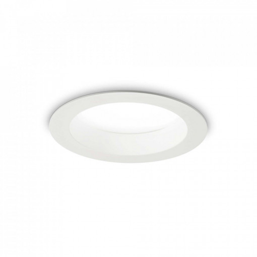 Spot LED Basic Fi Wide 193427, 20W, 2100lm, lumina neutra, IP20, alb, Ideal Lux