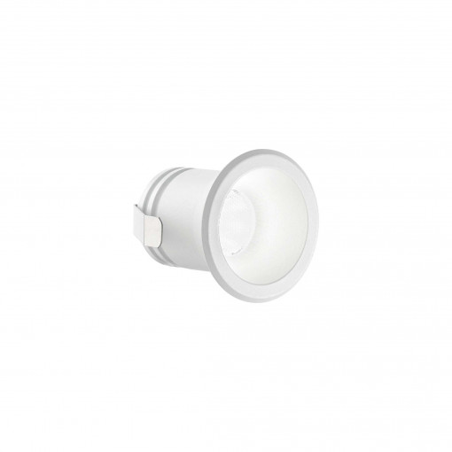 Spot LED Virus 244808, 3W, 210lm, lumina calda, IP20, alb, Ideal Lux