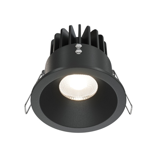 Spot LED Zoom DL034-L12W4K-B, incastrat, 12W, 970lm, lumina neutra, IP65, negru, Maytoni