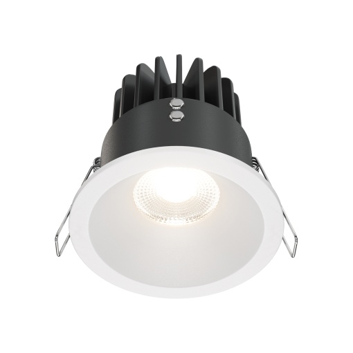 Spot LED Zoom DL034-L12W4K-W, incastrat, 12W, 1040lm, lumina neutra, IP65, alb, Maytoni