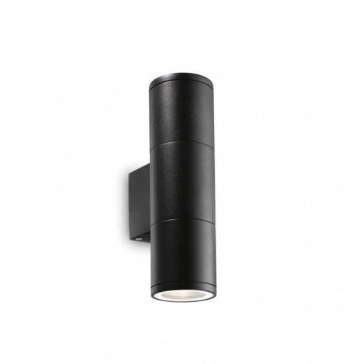 Aplica de exterior GUN AP2 SMALL, negru, 2 becuri, dulie GU10, 100395, Ideal Lux