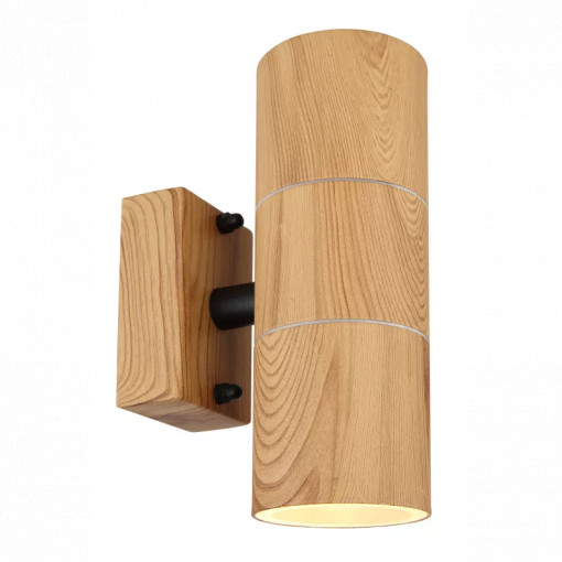 Aplica pentru exterior Style 3201-2W, 2xGU10, imitatie lemn