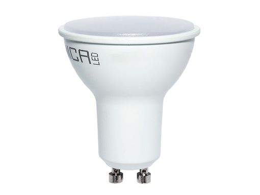 Bec LED 6.5W(45W) Optonica, GU10, 550 lm, lumina calda (2700K), clasa energetica F