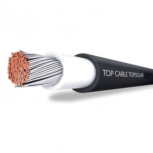 Cablu Solar Topsolar, 1x4 mmp, negru