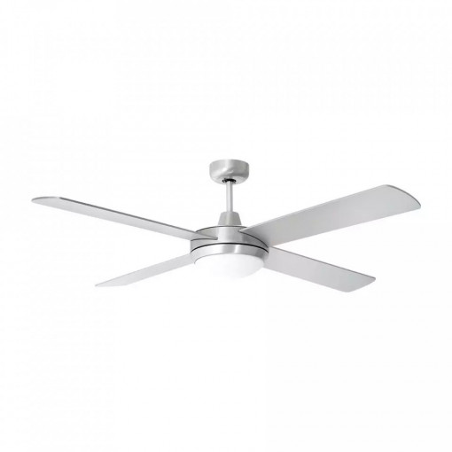 Candelabru cu ventilator 35W, telecomanda 2 becuri, dulie E27, alb, V-TAC