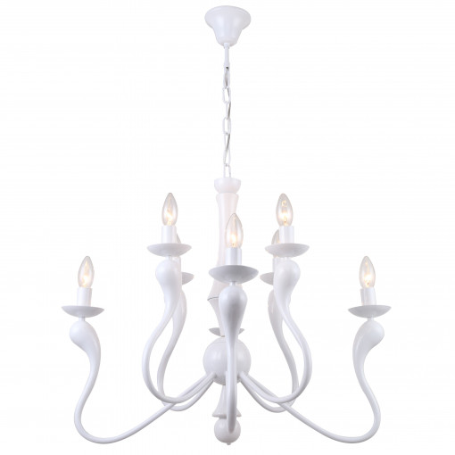 Candelabru Impress 8, 8 becuri, dulie E14,metal,KL106008 Klausen